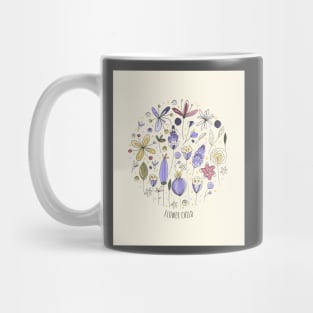 Flower child - soft yellow Mug